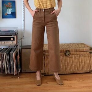 Everlane Wide Leg Crop Denim Pants Size 6